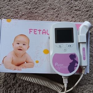 Pink and White Fetal Doppler